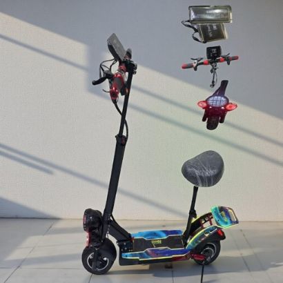 صورة سكوتر الوحش M7 الكهربائي 800 واط – مع إضاءة وشاشة إلكترونية